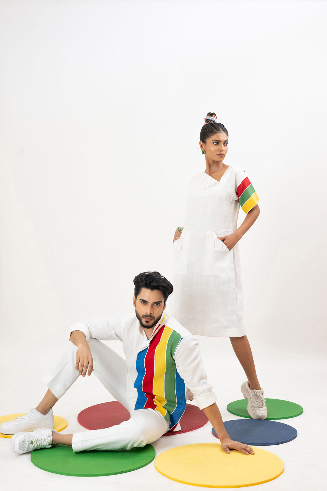White Spectrum Elegance Dress