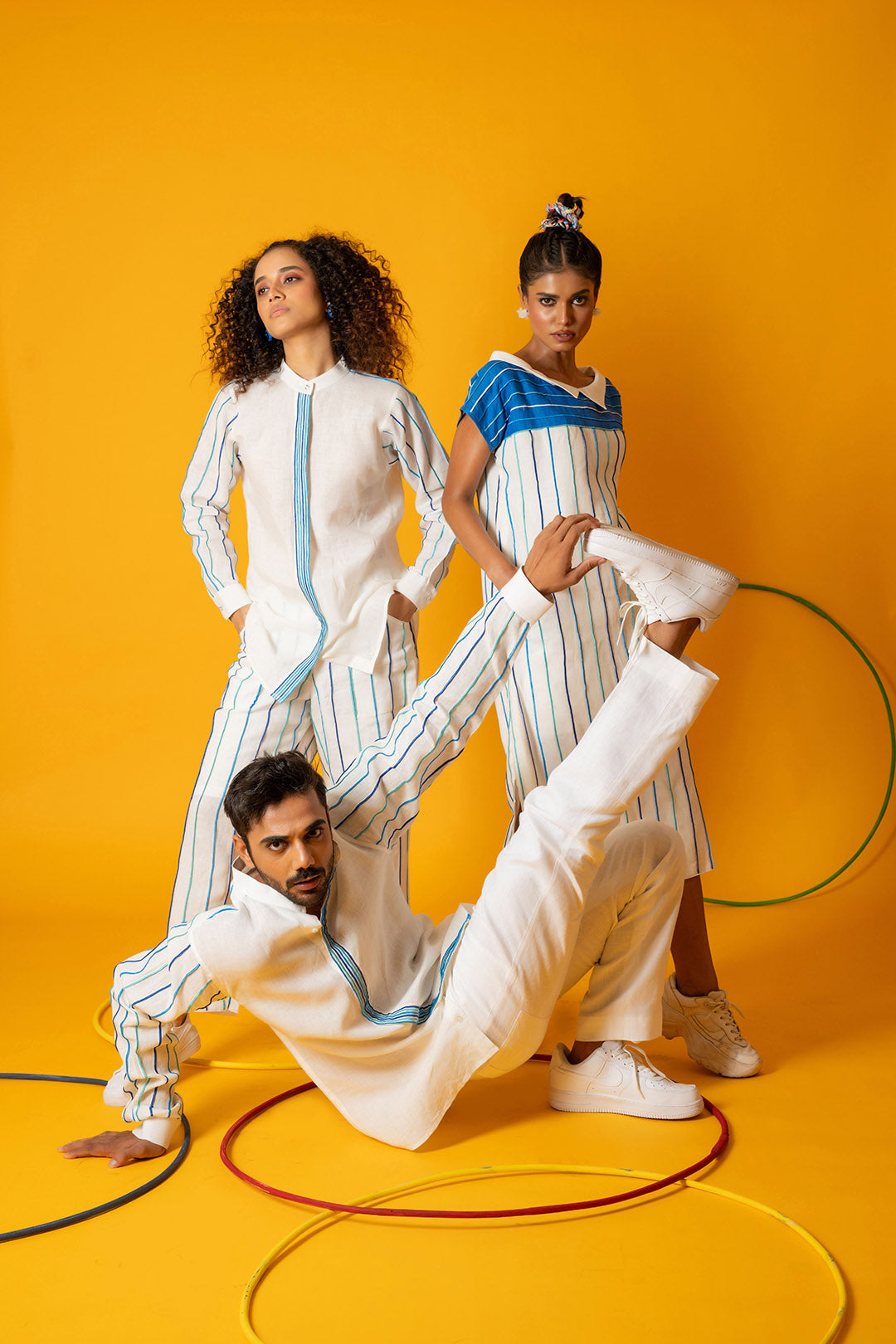 White Cerulean Women Shirt