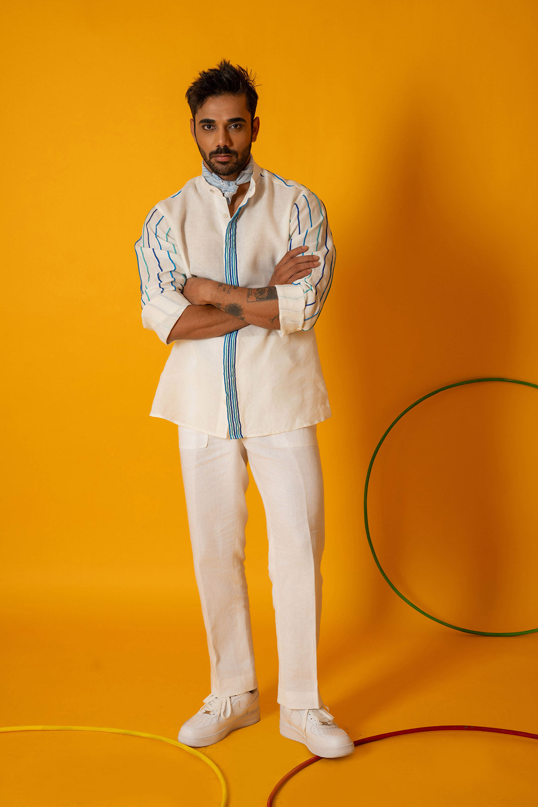 White Alabaster Trousers