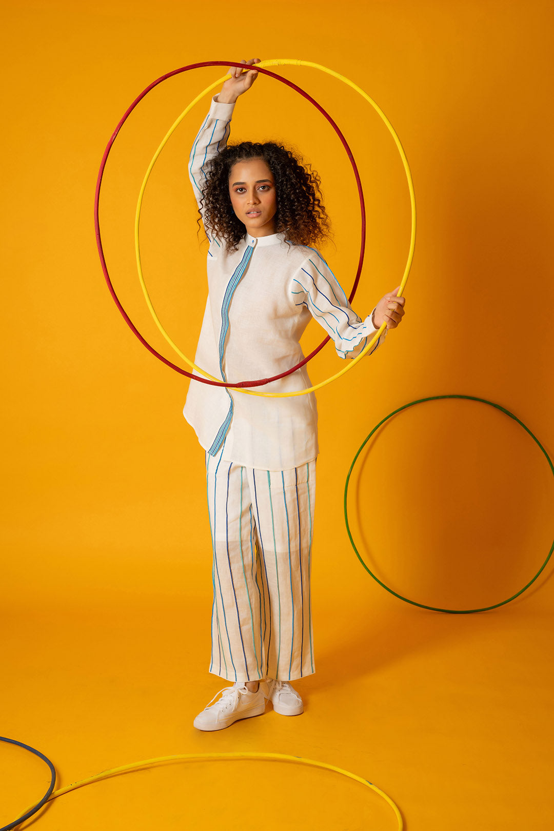 White Cerulean Women Shirt
