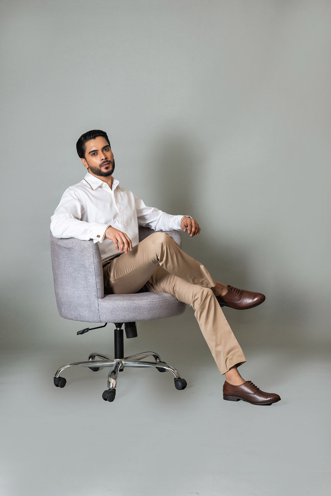 Beige Noon Trousers