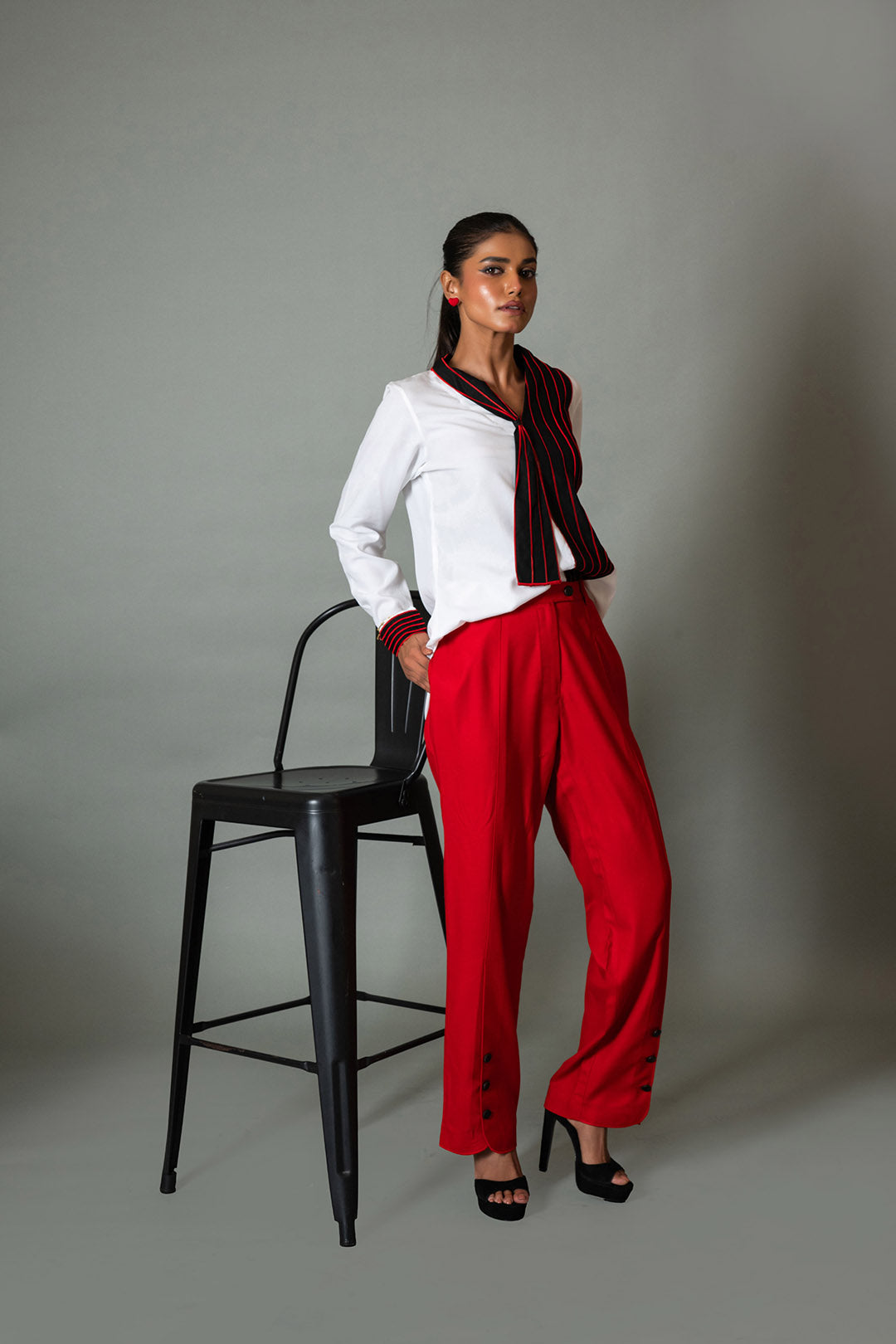 Red Power Pants