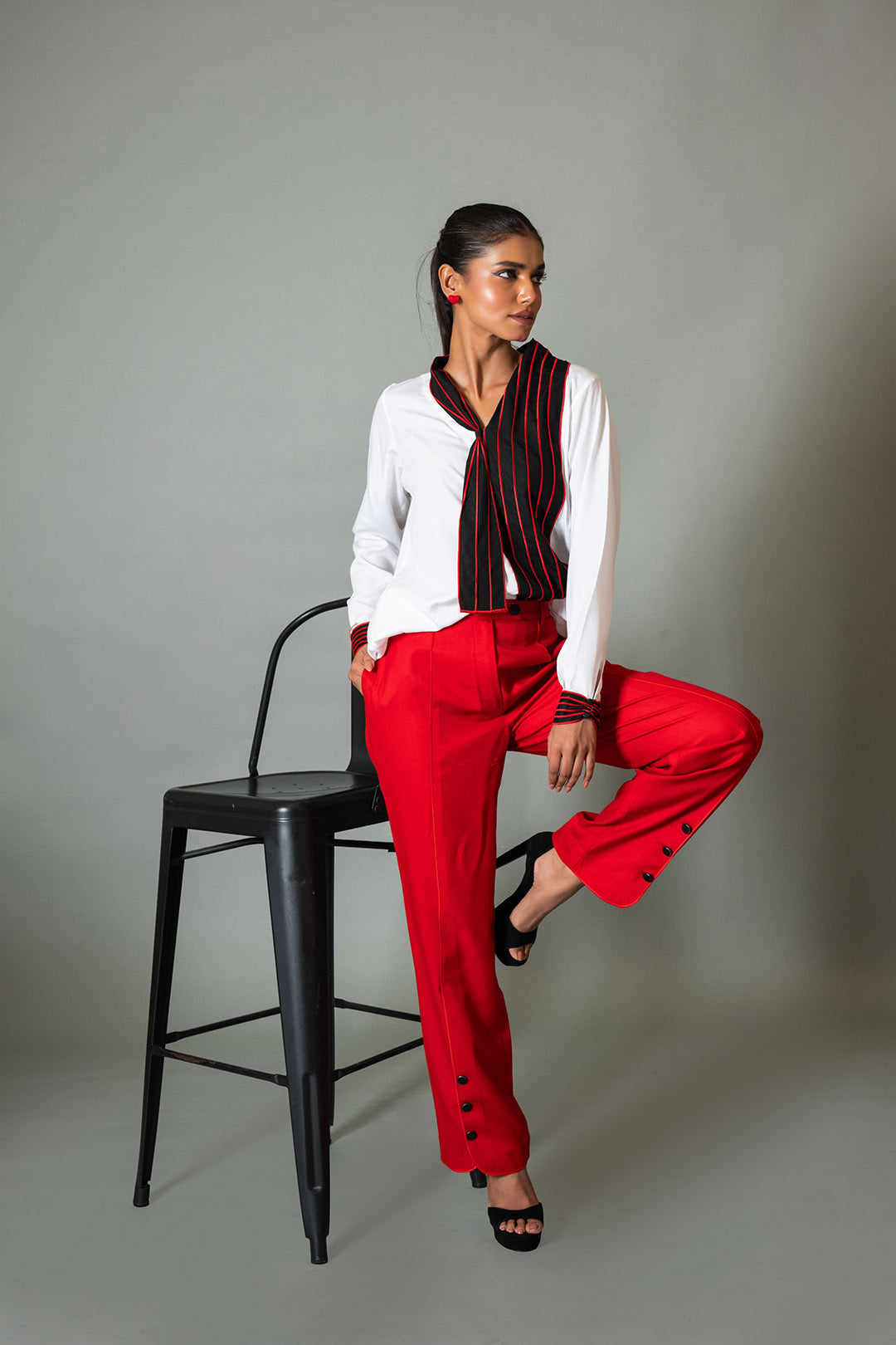 Red Power Pants