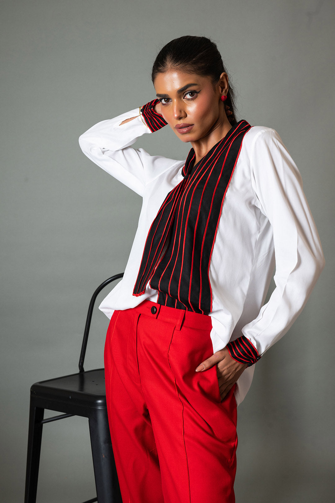 Red Power Pants