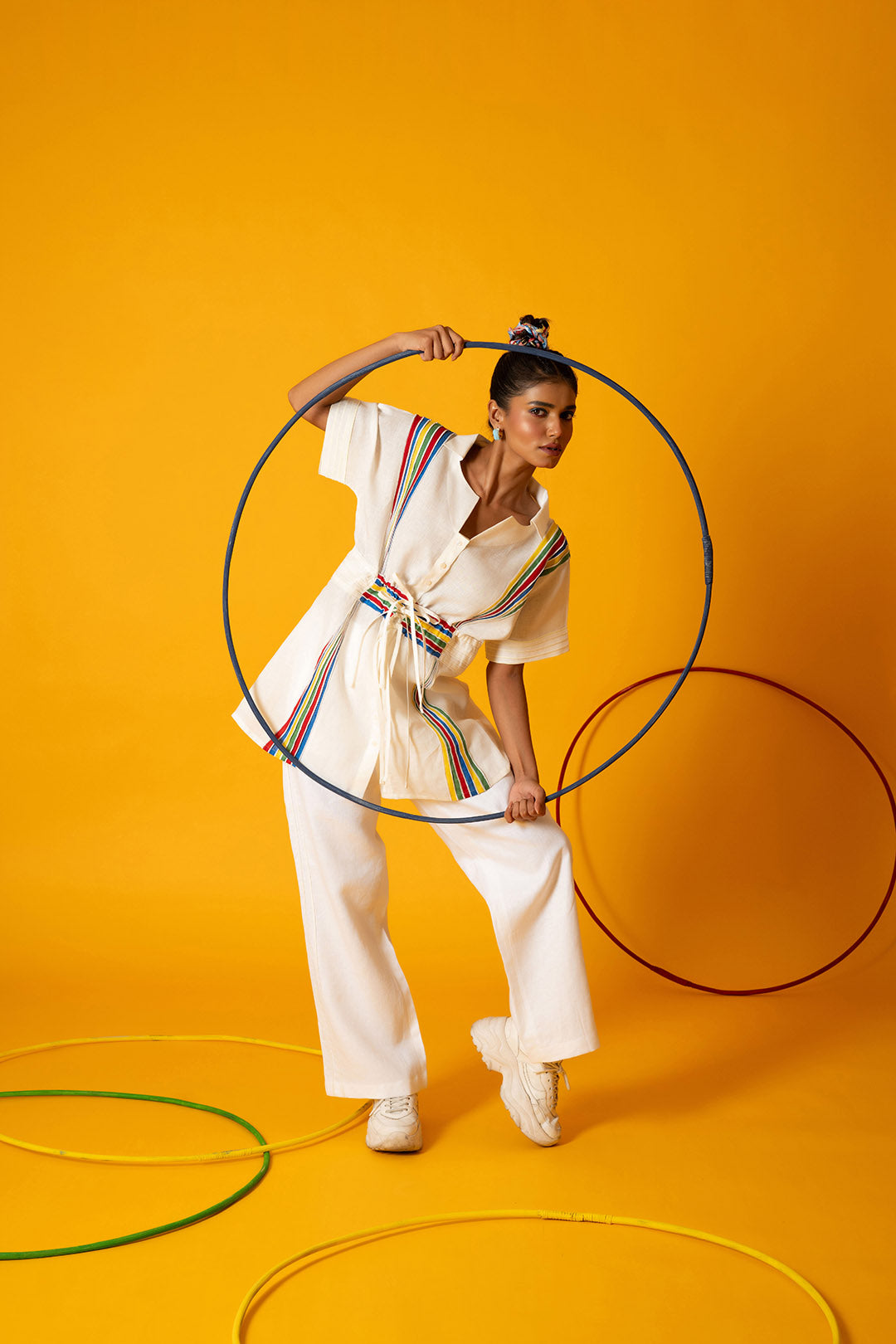 White Vertex Pants