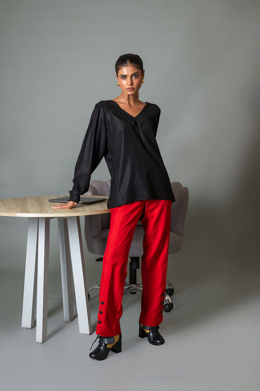 Black Vertex Top