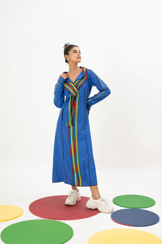 Sapphire Elegance Dress