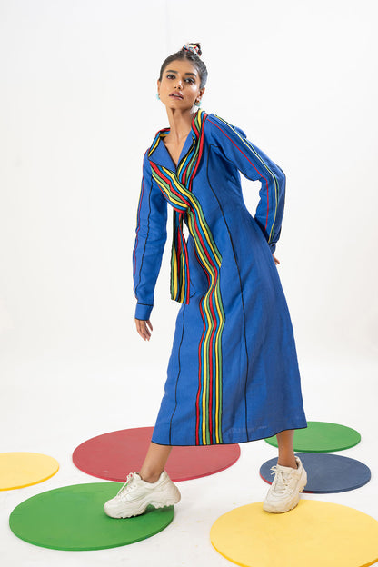 Sapphire Elegance Dress