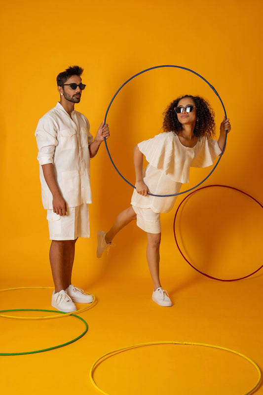 White Alabaster Shorts