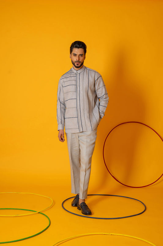 Grey Graphite Trousers