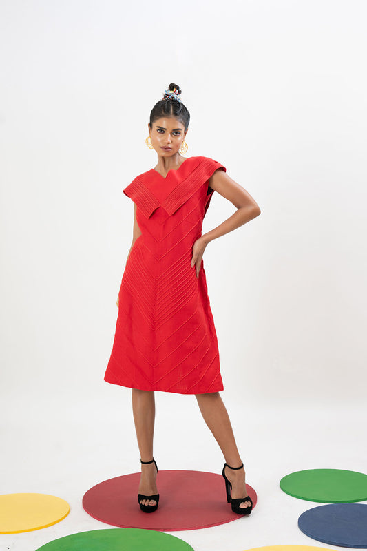 Red Cerise Elegance Dress