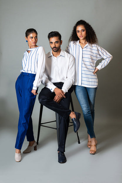 Blue Precision Pants
