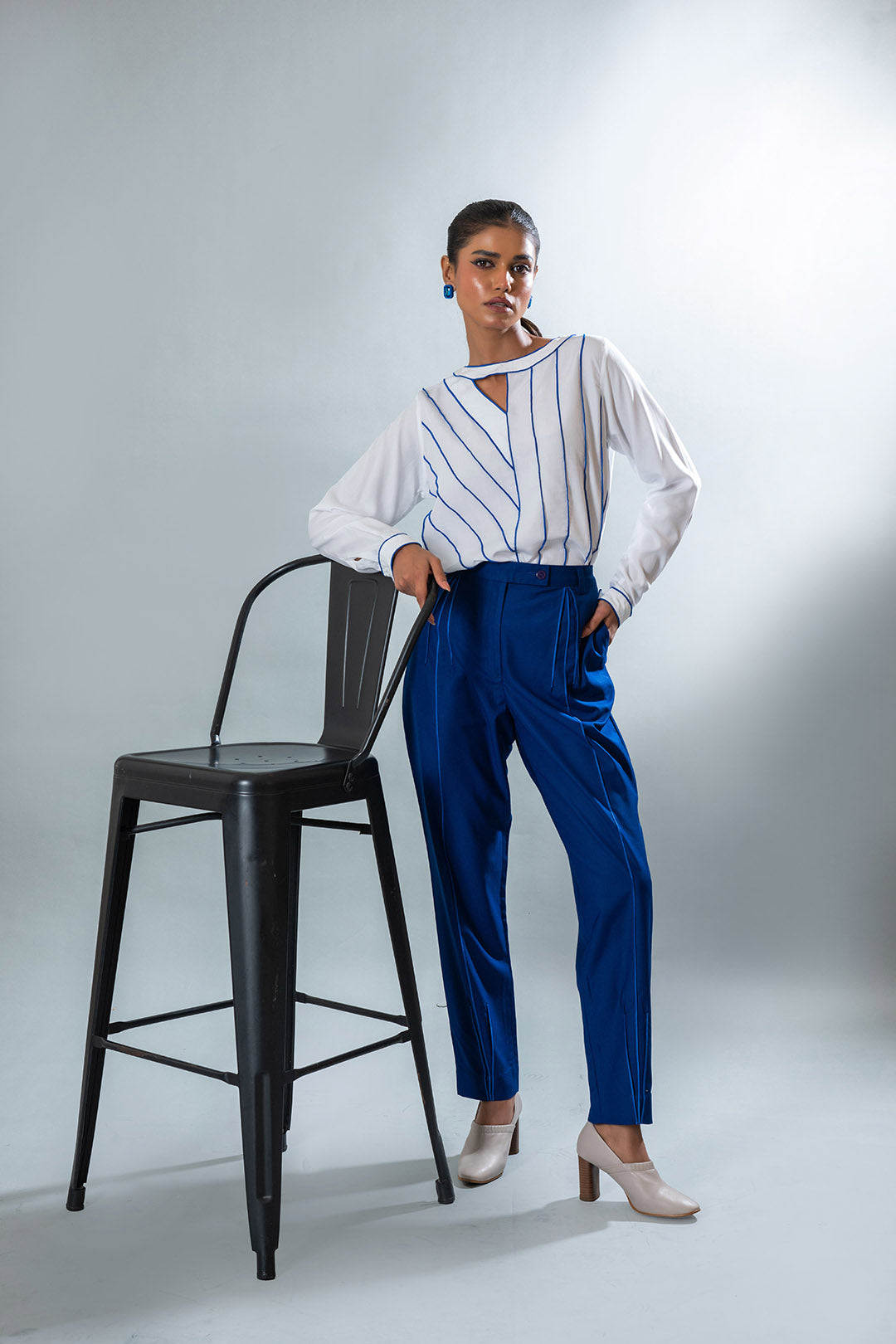 Blue Precision Pants