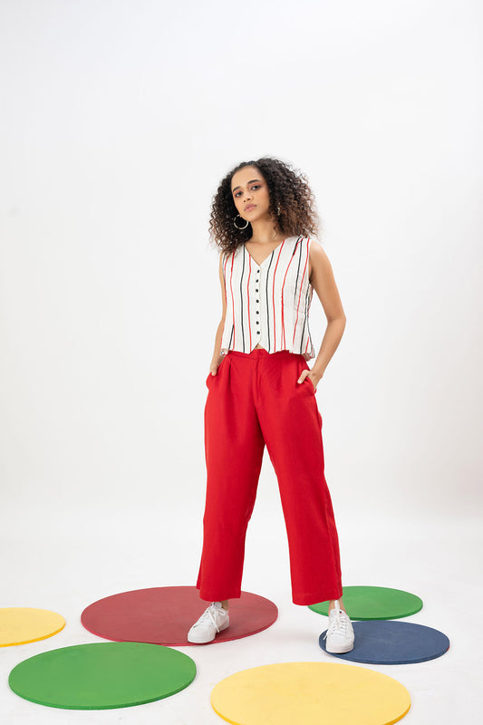 Red Blaze Pants