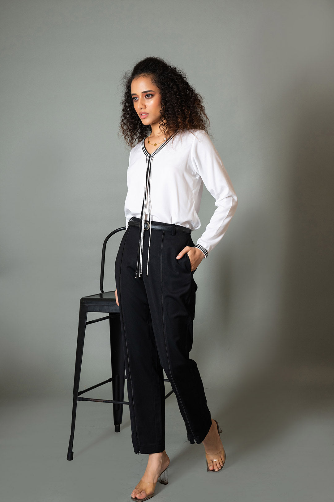White Strive Top