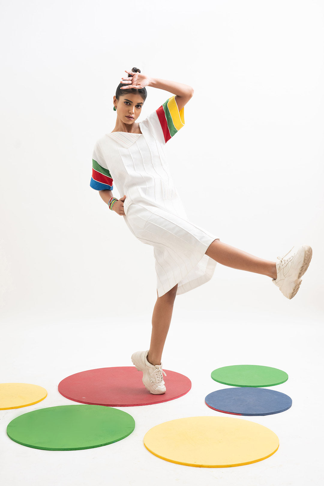 White Spectrum Elegance Dress