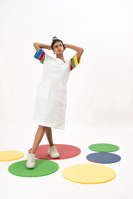 White Spectrum Elegance Dress