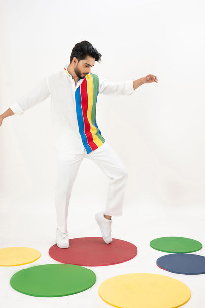 White Alabaster Trousers