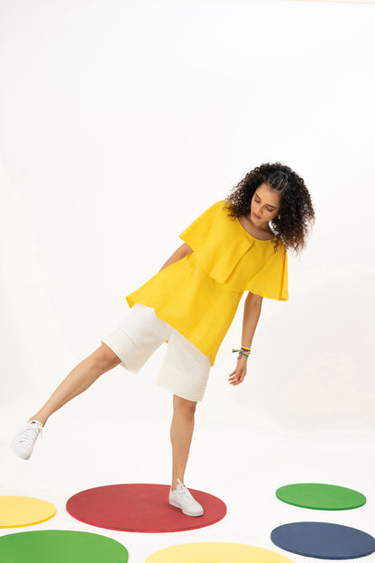 White Aura Shorts